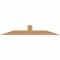 Ekena Millwork Portland Smooth Timber Gable Bracket, Western Red Cedar, 72"W x 12"H x 3 1/2"D x 5 1/2"F, 4/12 Pitch GBW072X12X0406POR00SWR - alternate 1